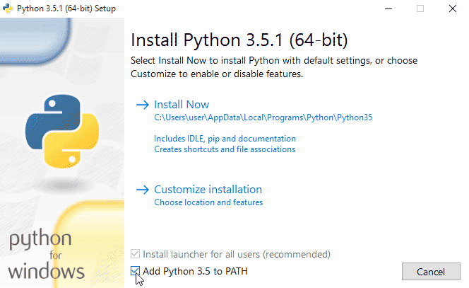 উইন্ডোজে পাইথন ইন্সটলেশন, ছবি ইন্টারনেট থেকে সংগৃহীত